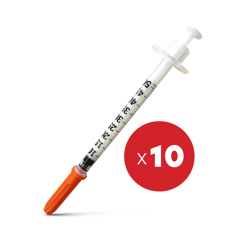 BD Microfine+ 0.5ml - 0.30mm (30g) x 8mm Syringes with Needles (Pack of 10) - LSF Dermal Fillers