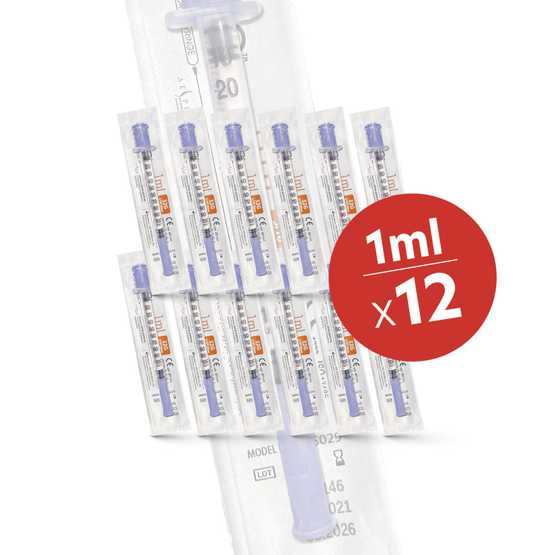 12 x FMS Micro Syringes (32G / 1ml / 8mm) 🎉 25% OFF - LSF Dermal Fillers