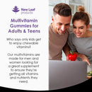 Multivitamin Gummies High Strength for Men Women - Vegetarian +14 Essential Vitamins & Minerals - Gluten Free, Non-GMO Multi Vitamins Chewable Adults Vitamin C A D E B12 B6 & Biotin, Zinc & Iodine - LSF Dermal Fillers