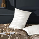 2 Pack Silk Satin Pillowcases for Hair and Skin, Luxurious and Silky Standard Pillow Cases with Envelope Closure, 50x75 cm, White - LSF Dermal Fillers