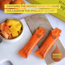 Absolute Collagen Marine Liquid Collagen Supplement for Women - Mango & Mandarin Flavour - Higher Absorption Than Tablets or Powder - 14 x 8000 mg Collagen Sachets per Box - LSF Dermal Fillers