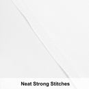 2 Pack Silk Satin Pillowcases for Hair and Skin, Luxurious and Silky Standard Pillow Cases with Envelope Closure, 50x75 cm, White - LSF Dermal Fillers