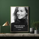 Christian Dior quote poster (A3 Height 420mm x Width 297mm) - LSF Dermal Fillers