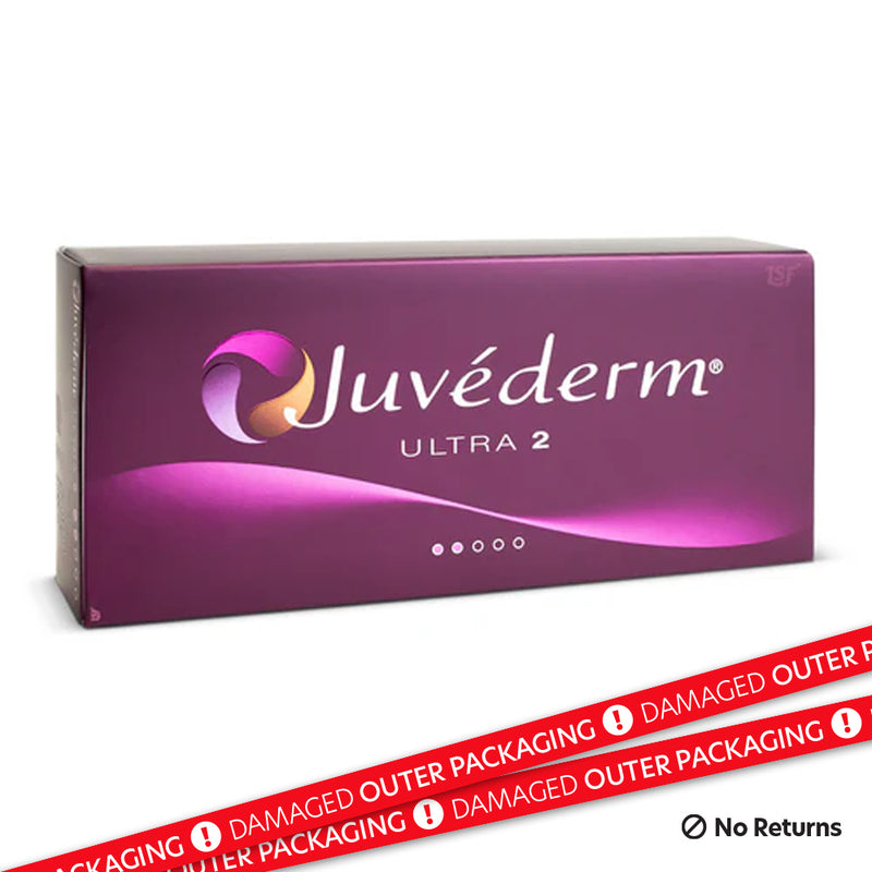 Juvederm® Ultra 2 Lidocaine (2×0.55ml) (DAMAGED OUTER PACKAGING)