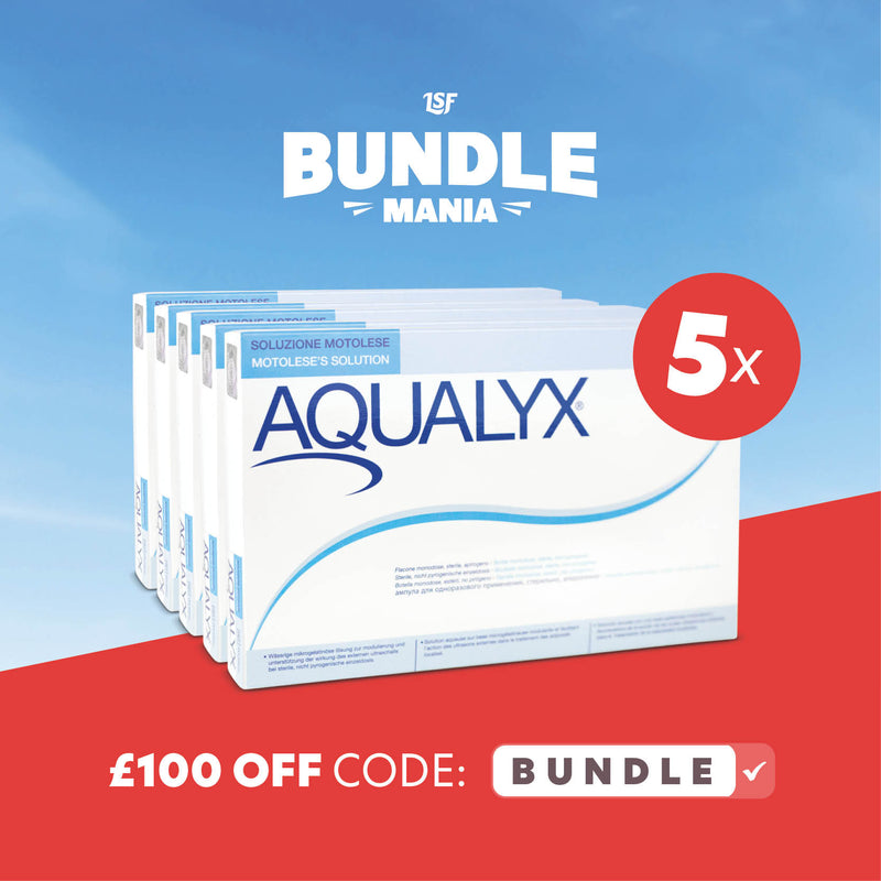 5 x Aqualyx® (10x8ml Vials) Bundle - £100 OFF