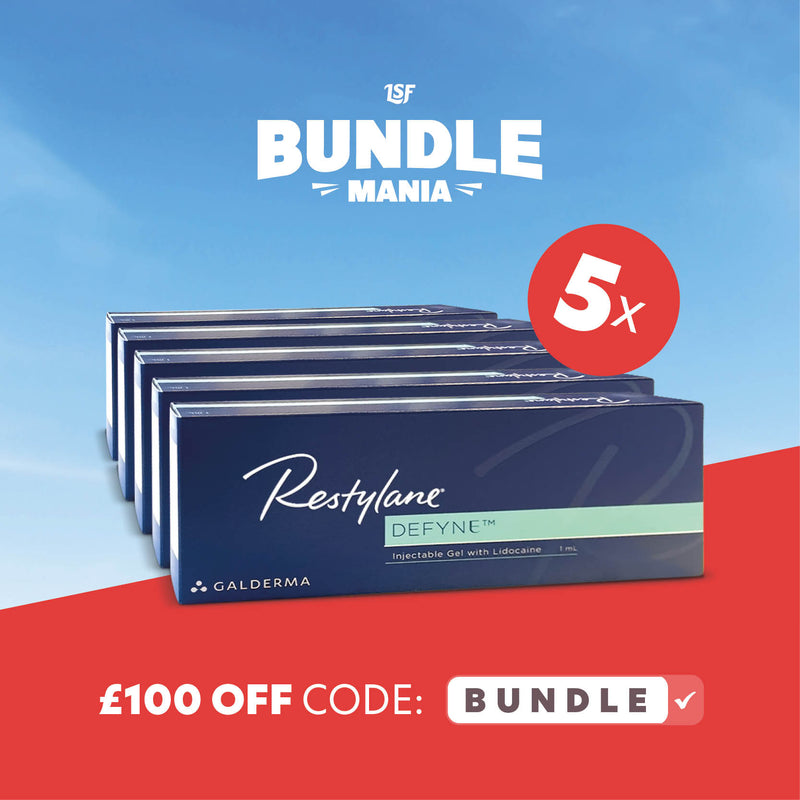 5 x Restylane® Defyne Lidocaine (1x1ml) Bundle £100 OFF