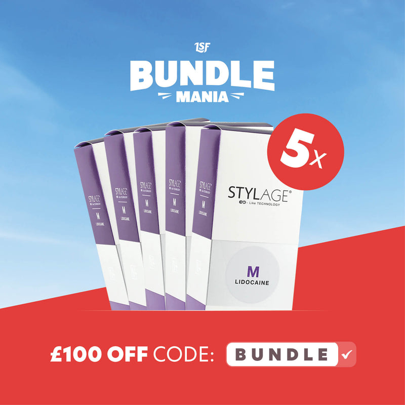 5 x Stylage® Bi-Soft M Lidocaine (2x1ml) Bundle - £100 OFF