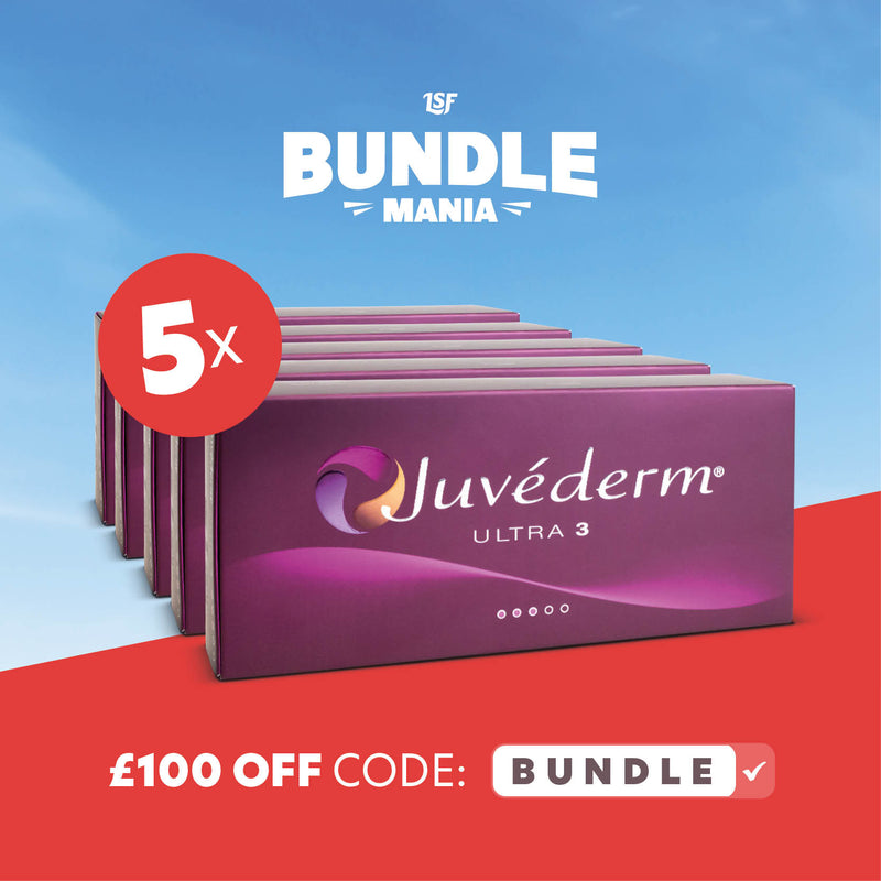 5 x Juvederm® Ultra 3 Lidocaine (2x1ml) Bundle - £100 OFF