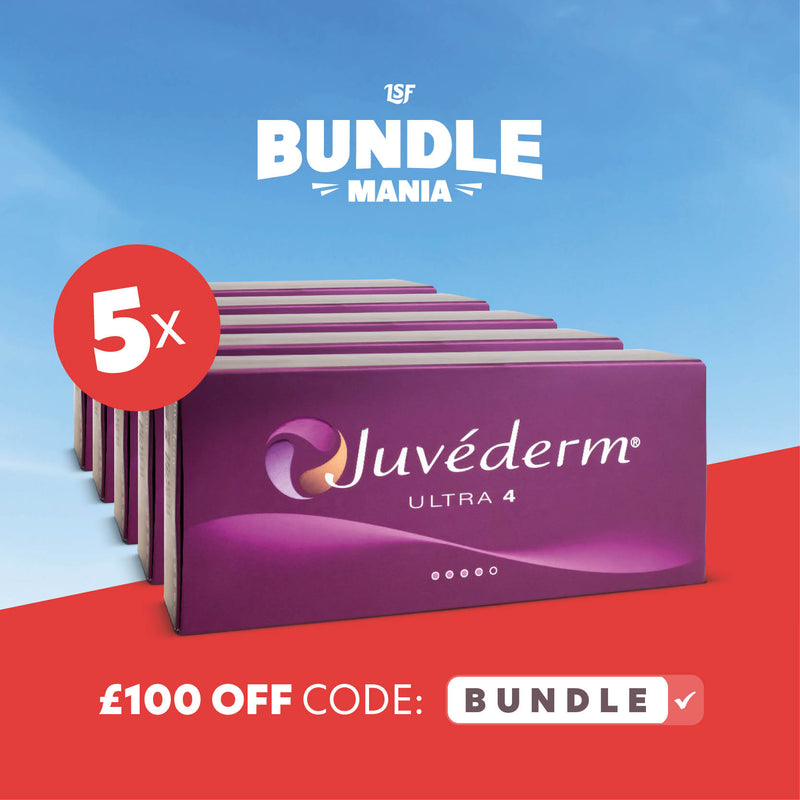 5 x Juvederm® Ultra 4 Lidocaine (2x1ml) Bundle - £100 OFF