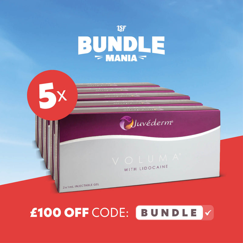 5 x Juvederm® Voluma Lidocaine (2x1ml) Bundle - £100 OFF