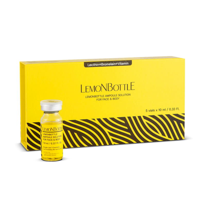 Lemon Bottle Ampoule Solution for Face & Body (5x10ml vials)