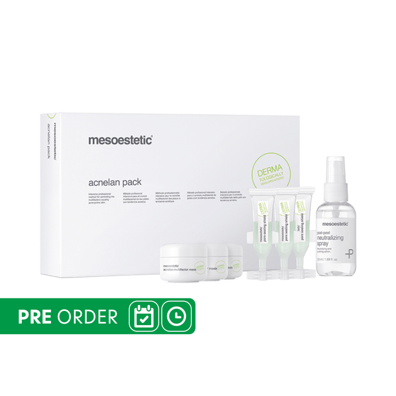 Mesoestetic Acnelan Pack (7 pcs) 5% OFF PRE ORDER - Estimated Shipping Date 10th Oct - LSF Dermal Fillers