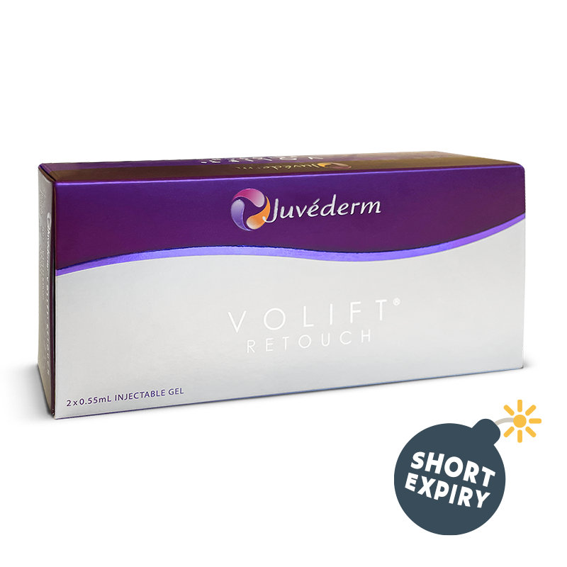 Juvederm® Volift Retouch Lidocaine (2×0.55ml) - 60% OFF - SHORT EXPIRY - 10/23 - LSF Dermal Fillers