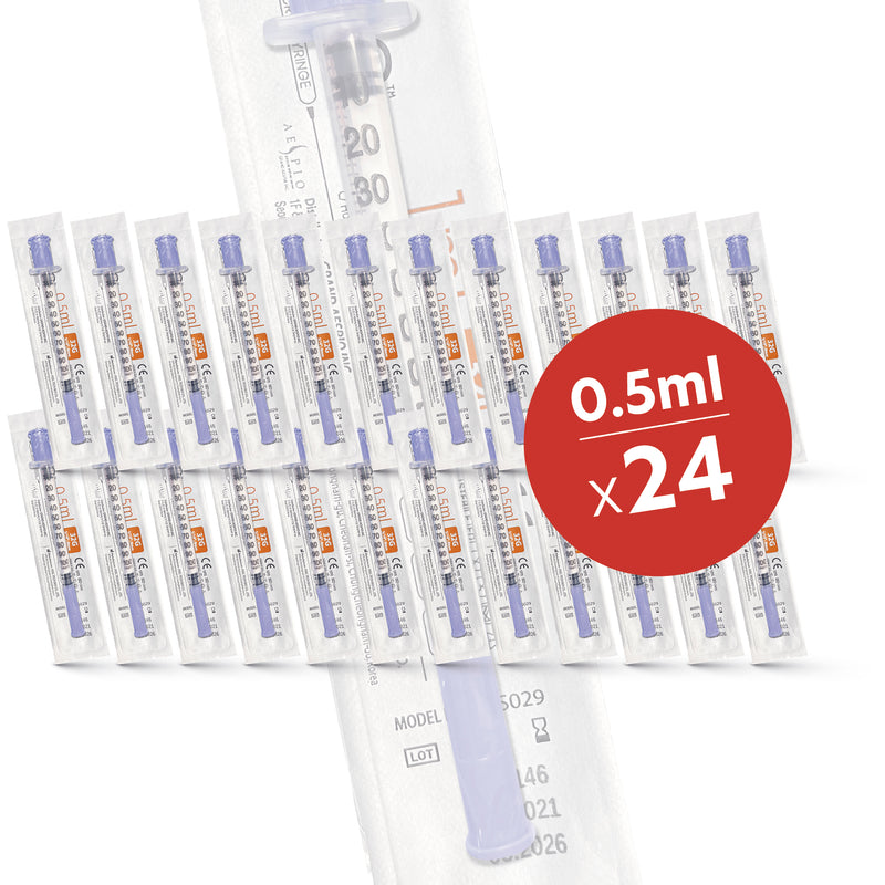 24 x FMS Micro Syringes (32G / 0.5ml / 8mm) 🎉  25% OFF - LSF Dermal Fillers