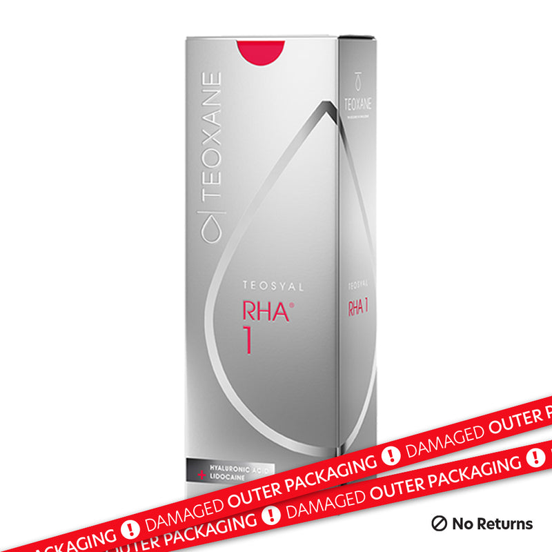 Teosyal® RHA 1 Lidocaine (2x1ml) (DAMAGED OUTER PACKAGING) - LSF Dermal Fillers