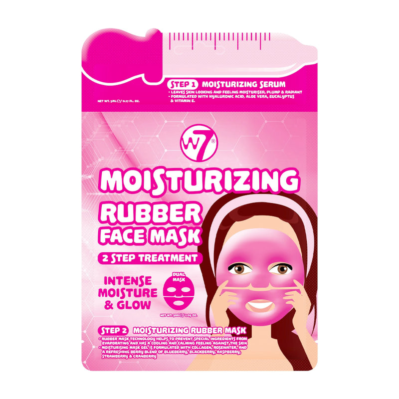 W7 Firming Rubber Face Mask & Serum Intense Moisture & Glow-30g - LSF Dermal Fillers
