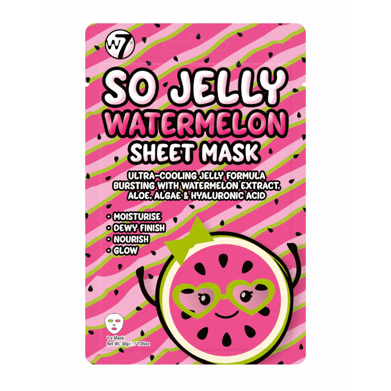W7 So Jelly Watermelon Sheet Mask-30g - LSF Dermal Fillers