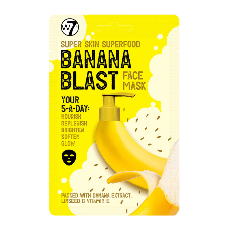 w7 Super Skin Superfood Banana Face Mask - LSF Dermal Fillers