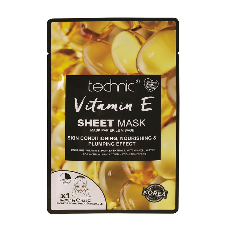 Technic Vitamin E Sheet Mask - LSF Dermal Fillers