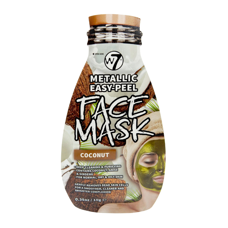 W7 Metallic Easy-Peel Coconut Face Mask - LSF Dermal Fillers