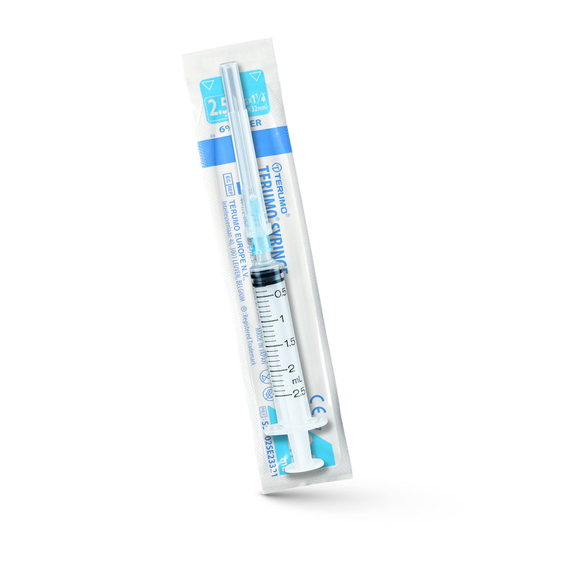 Terumo 2.5ml (23G) Syringe with Needles (Pack Of 10) - LSF Dermal Fillers