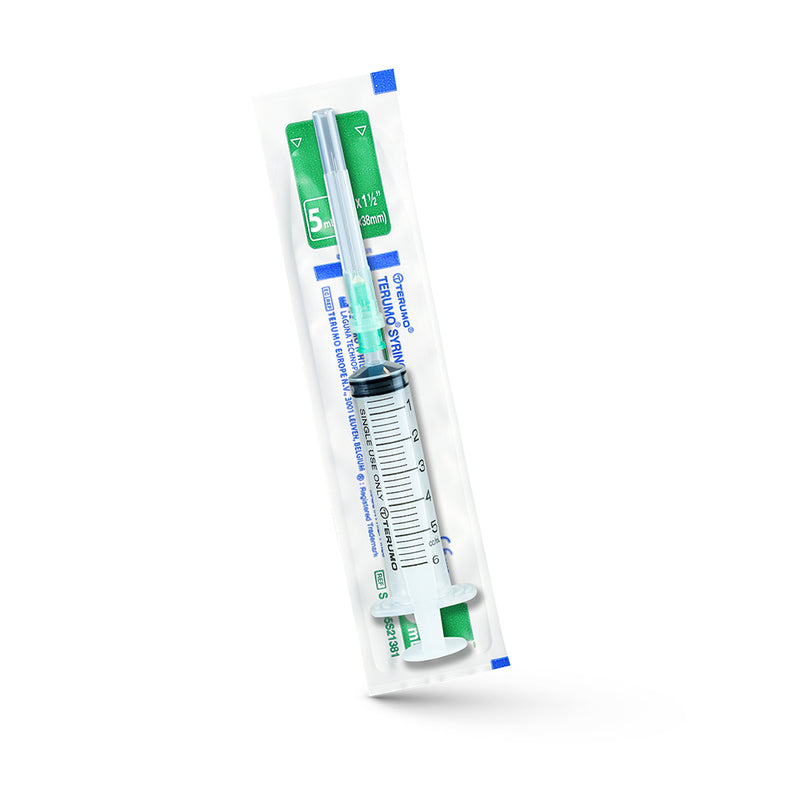 Terumo 5ml (21G) Syringe with Needles (Pack Of 10) - LSF Dermal Fillers